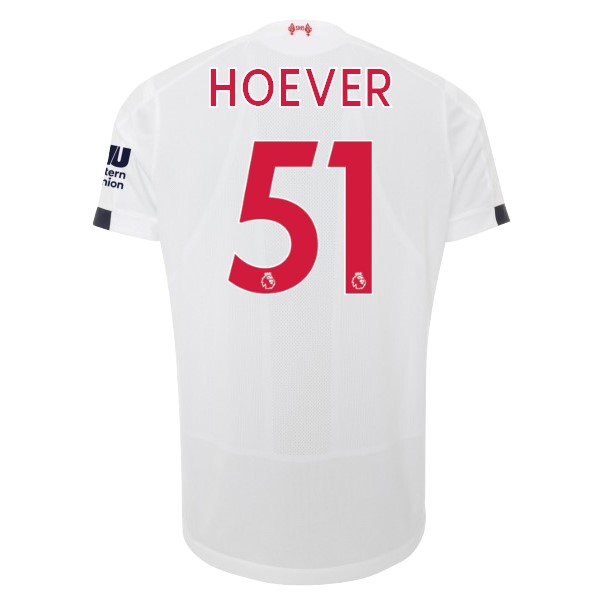 Camiseta Liverpool NO.51 Hoever 2ª 2019 2020 Blanco